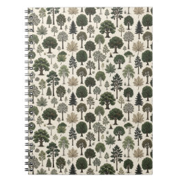 Baummuster Notizblock