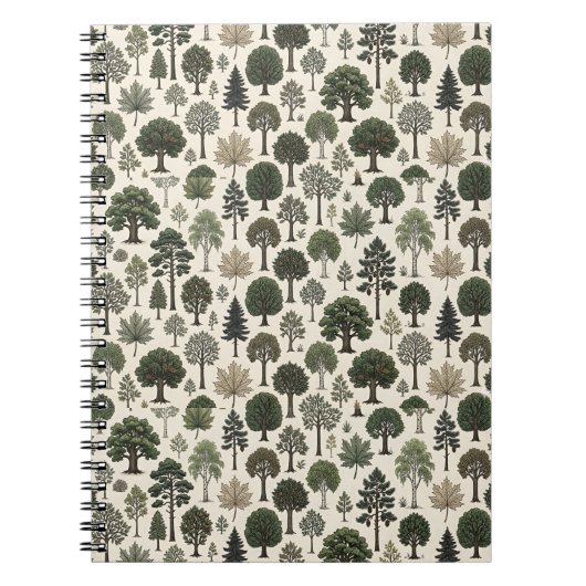 Baummuster Notizblock (Vorderseite)