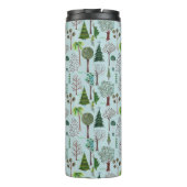 Baummuster Wald-Waldland | Thermal Tumbler Thermosbecher (Rückseite)
