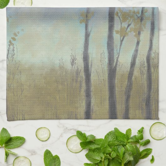 Baumnähte Weizengras I Handtuch (Gefaltet)