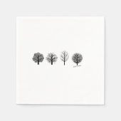 Baumnapkins Serviette (Vorderseite)