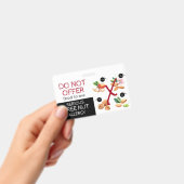 BaumNut Food Allergy Alert Label Ausweis (Handheld)