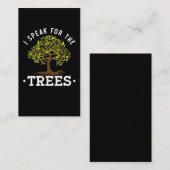 Baumökologische Bewusstseinsbildung Wald Natur Lov Visitenkarte (Vorne/Hinten)