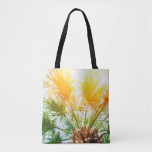 Baumpalme helle Sonne Hintergrund Sommer tropisch Tasche