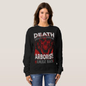 Baumpfleger lächeln zurück sweatshirt (Vorne ganz)