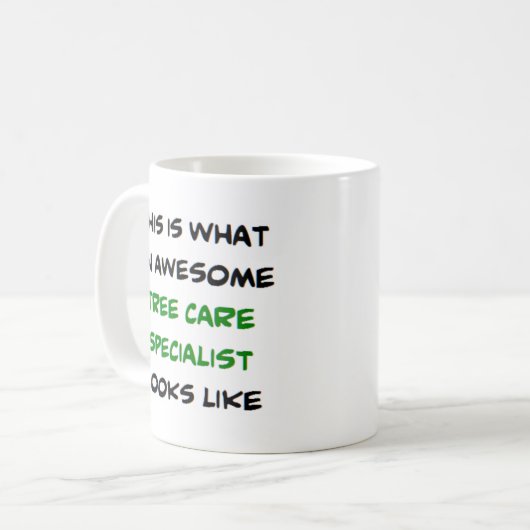 Baumpfleger, phantastisch kaffeetasse (Vorderseite Links)