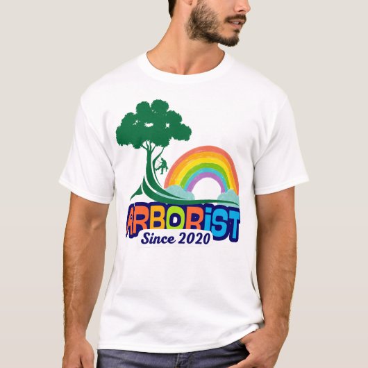 Baumpfleger Seit 2020 T-Shirt – Baumkletterer Gesc (Vorderseite)