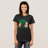 Baumpfleger Wanderlust Design – Baumbesteiger Wald T-Shirt (Vorne ganz)
