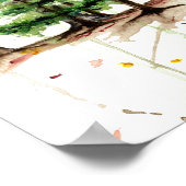 Baumplakat Poster (Ecke)