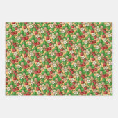 Baumplanpapier für Erdbeeren Geschenkpapier Set (Vorderseite 3)