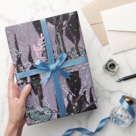 Baumpochoir-Muster orientalisch Samarkande Geschenkpapier