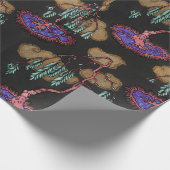 Baumpochormuster orientalischer Stil Samarkande Geschenkpapier (Ecke)