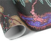 Baumpochormuster orientalischer Stil Samarkande Geschenkpapier (Rolleneckpunkt)