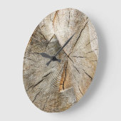Baumquerschnitt Große Wanduhr (Winkel)