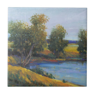 Baumreflektion II Fliese