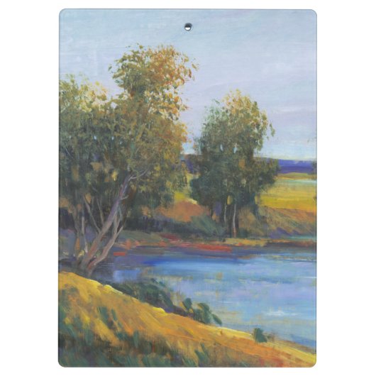 Baumreflektion II Klemmbrett (Rückseite)