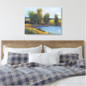 Baumreflektion II Leinwanddruck (Insitu (Schlafzimmer))