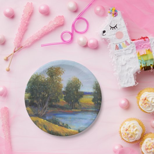 Baumreflektion II Pappteller (Party)