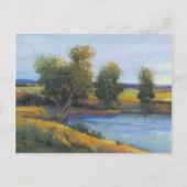 Baumreflektion II Postkarte (Vorderseite)