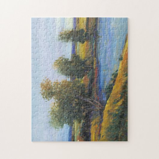 Baumreflektion II Puzzle (Vertikal)
