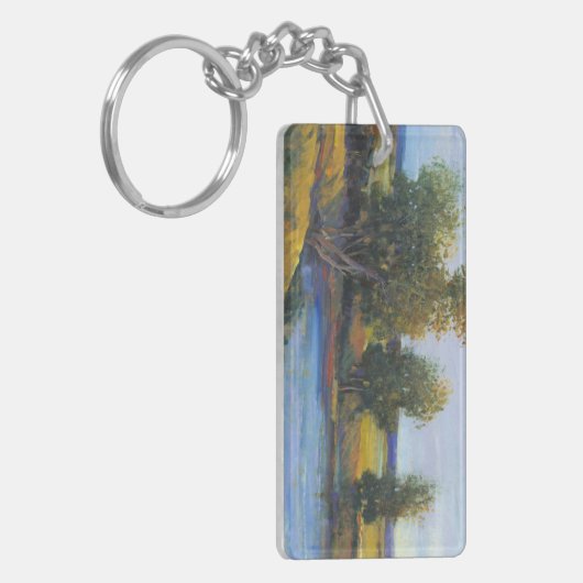Baumreflektion II Schlüsselanhänger (Vorderseite links)