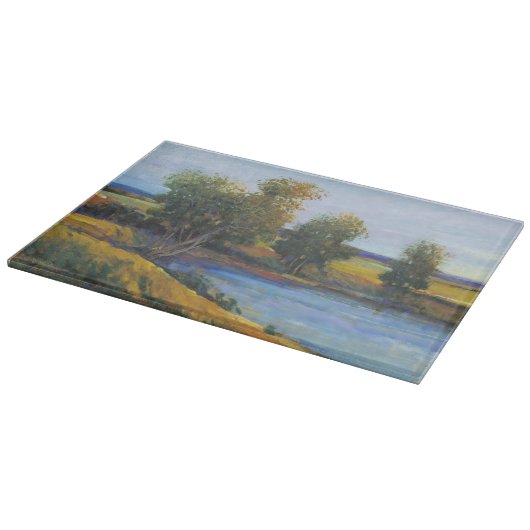 Baumreflektion II Schneidebrett (Ecke)