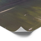 Baumreflektionen Wasserpfeifen Foto Poster (Ecke)