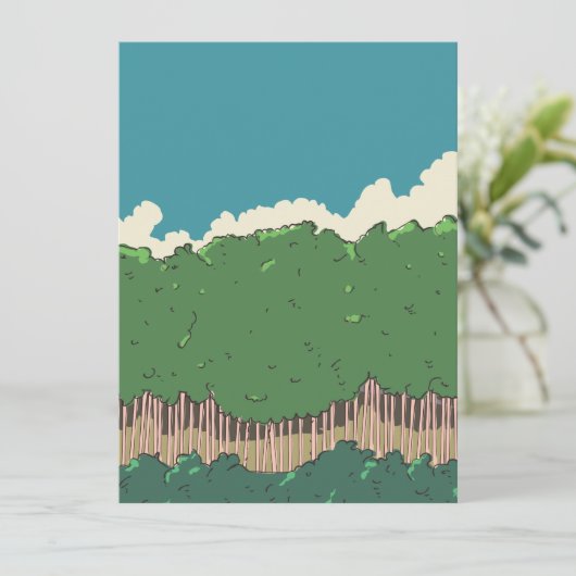 Baumreihe (Stehend Vorderseite)