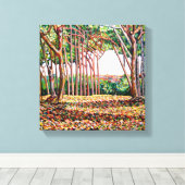 Baumreihe 2009 leinwanddruck (Insitu (Holzboden))