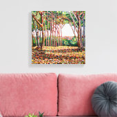 Baumreihe 2009 leinwanddruck (Insitu (Wohnzimmer))