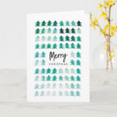 Baumreihe Faltkarte Karte (Gelbe Blume)