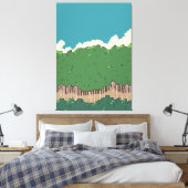 Baumreihe Leinwanddruck (Insitu (Schlafzimmer))