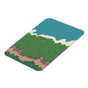 Baumreihe Magnet