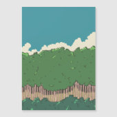 Baumreihe Magnetkarte (Vorderseite)