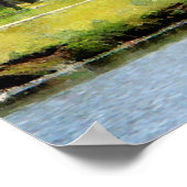 Baumreihe Poster (Ecke)