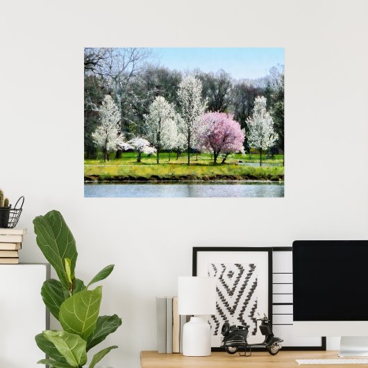 Baumreihe Poster (Heimbüro)