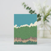 Baumreihe Postkarte (Stehend Vorderseite)