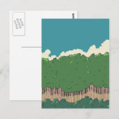 Baumreihe Postkarte (Vorne/Hinten)