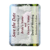 Baumreihe Save the Date Magnet (Vertikal)