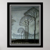 Baumreihe von Jan Mankes ca. 1915-16x20 Poster (Vorne)