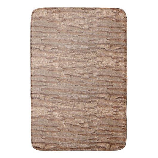 Baumrinde Badematte (Vorderseite Vertikal)