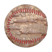 Baumrinde Baseball (Vorderseite Links)