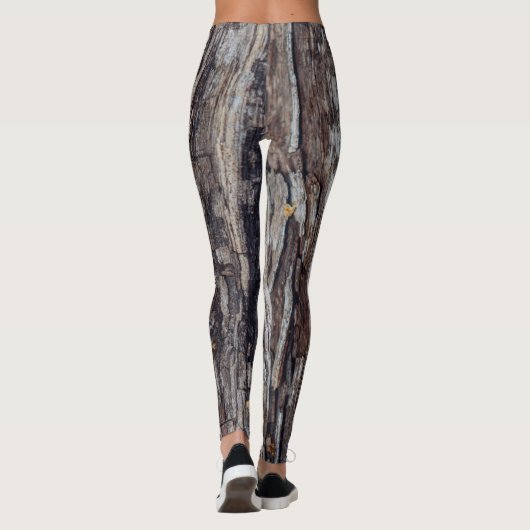 Baumrinde-Beschaffenheit Leggings (Rückseite)