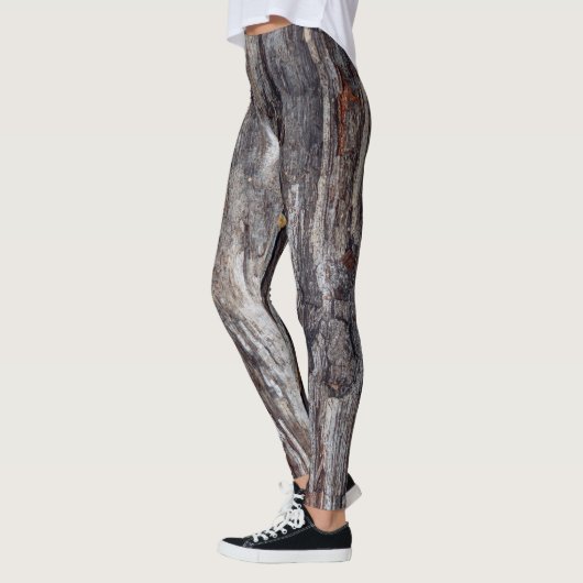 Baumrinde-Beschaffenheit Leggings (Links)