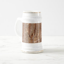 Baumrinde Bierglas