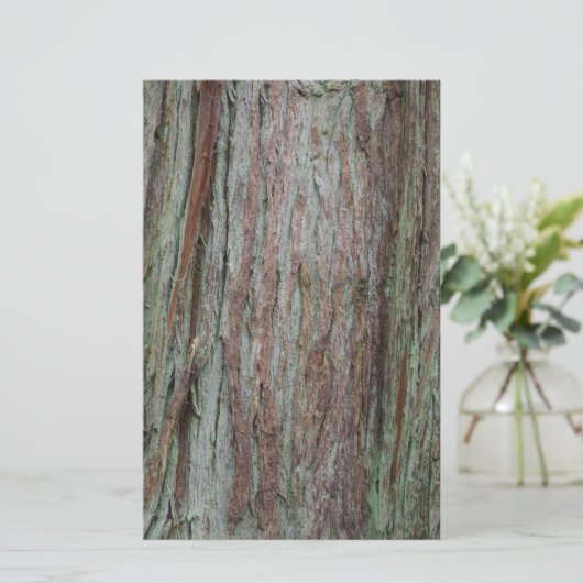 Baumrinde Briefpapier (Stehend Vorderseite)