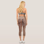 Baumrinde Capri Leggings (Rückseite)