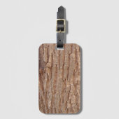 Baumrinde Gepäckanhänger (Vorderseite Vertikal)