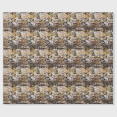 Baumrinde Geschenkpapier (Flach)