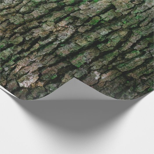 Baumrinde Geschenkpapier (Ecke)